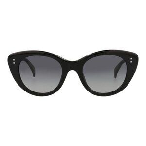 New Authentic Kenzo Womens Cat Eye Black Black Smoke Fashion Designer Sunglasses